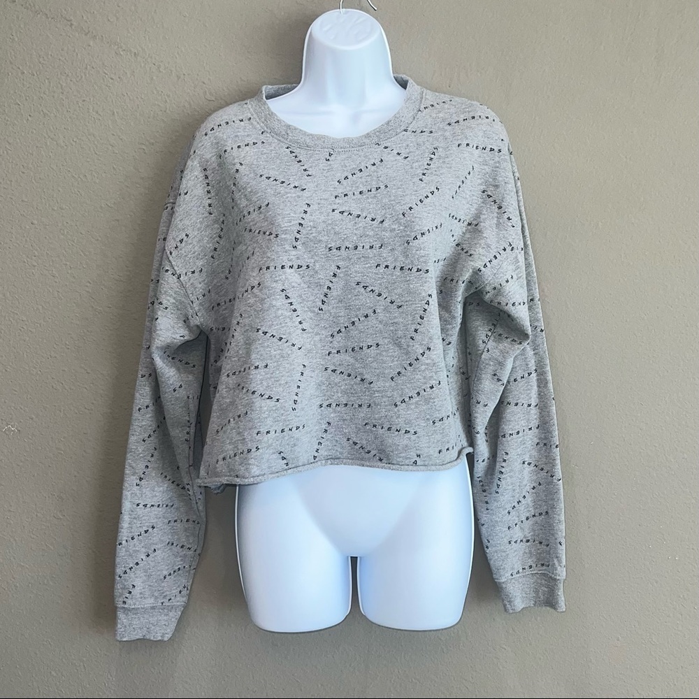 FRIENDS Womens Cropped Sweatshirt size M